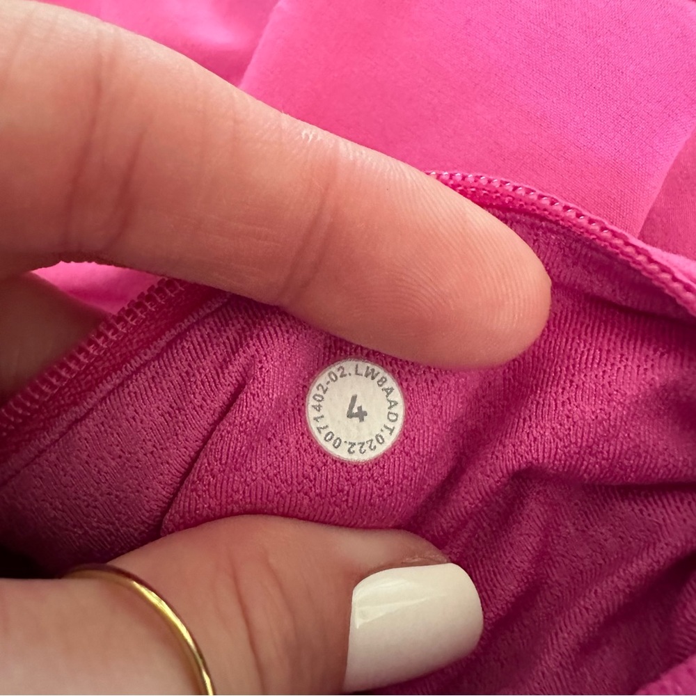 LULULEMON Pace Rival Mid Rise Pink Skirt Skort - Picture 2 of 4